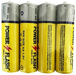 Батарейки PowerFlash R6 / AA Heavy Duty 4шт 1.5 V