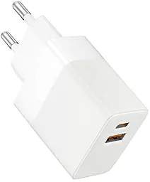 Сетевое зарядное устройство 4U AlterGaN 30w USB-C/USB-A ports fast charger white (PAAG301U1CW) - фото Сетевое зарядное устройство 4U AlterGaN 30w USB-C/USB-A ports fast charger white (PAAG301U1CW)
