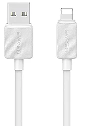 Кабель USB Usams US-SJ689 12w 2.4a Lightning cable white