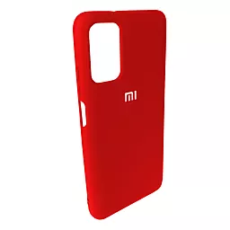 Чехол Silicone Case Full для Xiaomi Redmi 10 Red