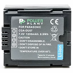 Аккумулятор для видеокамеры Panasonic VW-VBD070, CGA-DU07 (1200 mAh) DV00DV1339 PowerPlant