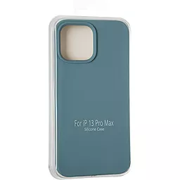 Чехол 1TOUCH Original Full Soft Case for iPhone 13 Pro Max Pine Green (Without logo) - миниатюра 4
