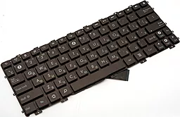 Клавіатура для ноутбуку Asus EeePC 1011 1015 1016 1018 series без рамки 04GOA292KRU00 чорна