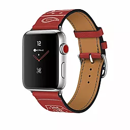 Ремінець для годинника COTEetCI W13 Fashion Leather для Apple Watch 38/40/41mm Red (WH5218-RD)