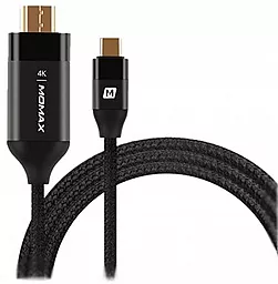 Відеокабель Momax Elite Link Type-C to HDMI Cable 2m Black (DTH1D)