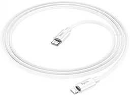 Кабель USB PD Hoco X87 Magic Silicone 20W USB Type-C - Lightning Cable White - миниатюра 3