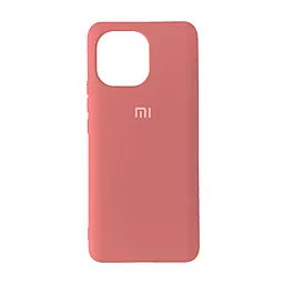 Чехол Silicone Case Full для Xiaomi Mi 11 Pink