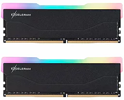 Оперативная память Exceleram DDR4 32GB (2x16GB) 2666MHz RGB X2 Series (ERX2B432269CD) Black