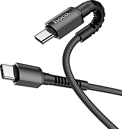USB PD Кабель Hoco X71 Espesial 60W USB Type-C - Type-C Cable Black