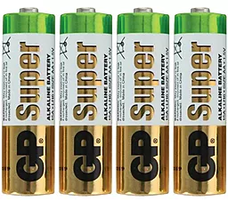 Батарейки GP AA (LR6) Super Alkaline (GP15A-2UE4) BLISTER CARD 4шт 1.5 V - мініатюра 2