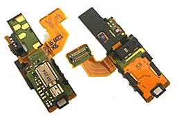 Шлейф Sony Xperia Arc LT15i / LT18i / X12 c з роз'ємом навушників, вібромотора, кнопкою включення, підсвіткою