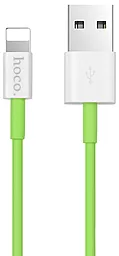 USB Кабель Hoco X8 Lightning Cable  Green