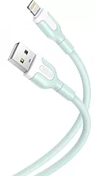 USB Кабель XO NB212 10.5w 2.1a Lightning cable green