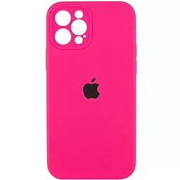 Чехол Silicone Case Full Camera Protective для Apple iPhone 12 Pro Barbie Pink