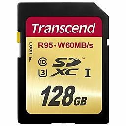 Карта пам'яті Transcend SDXC 128GB Ultimate Class 10 UHS-I U3 (TS128GSDU3)