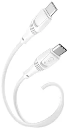 Кабель USB PD XO NB-Q239B 60w 3a USB Type-C - Type-C cable white