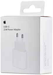 Мережевий зарядний пристрій з швидкою зарядкою Apple 25W USB-C Power Adapter HQ Copy white - мініатюра 5