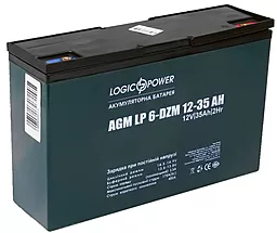 Акумуляторна батарея Logicpower 12V 35 Ah (6-DZM-35) AGM (LP9335)