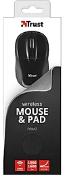 Компьютерная мышка Trust Primo Wireless Mouse with mouse pad Black (21979) - миниатюра 8