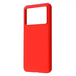 Чехол Wave Full Silicone Cover для Xiaomi Poco X6 Pro 5G  red
