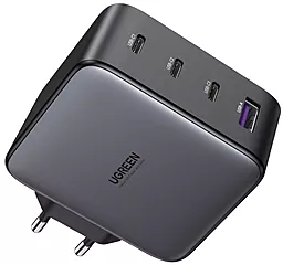 Сетевое зарядное устройство Ugreen CD226 100w GaN PD 3xUSB-C/USB-A ports fast charger grey (90575)