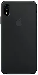 Чохол Apple Silicone Case PB для Apple iPhone XR Black