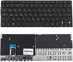 Клавиатура для ноутбука Asus UX305 series без рамки черная