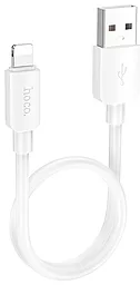 USB Кабель Hoco X96 Hyper 12w 2.4a 0.25m Lightning cable white