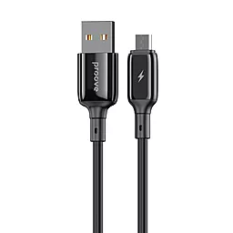 USB Кабель Proove Flex Metal 12w micro USB cable Black (CCFM20001301)