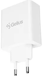 Сетевое зарядное устройство Gelius GP-HC053 X-Duo PRO 45w PD USB-C/USB-A ports charger + USB-C cable white - миниатюра 4