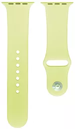 Ремінець Silicone Band S для Apple Watch 42mm/44mm/45mm/49mm Melow Yellow