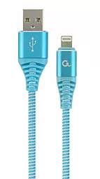 USB Кабель Cablexpert Premium 2m 2.1a Lightning Cable Blue (CC-USB2B-AMLM-2M-VW)