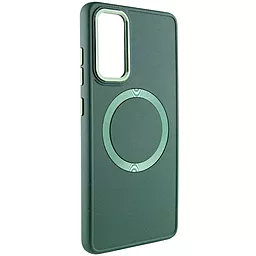 Чехол Epik Bonbon Metal Style with MagSafe для Samsung Galaxy A35 Pine Green
