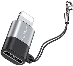 Адаптер-переходник Earldom ET-TC19 M-F Lightning - micro USB Black