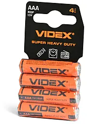 Батарейки Videx R03P / AAA 4шт SHRINK CARD 1.5 V - фото Батарейки Videx R03P / AAA 4шт SHRINK CARD 1.5 V