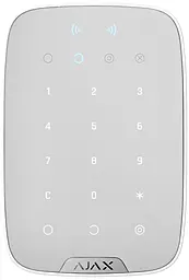 Бездротова сенсорна клавіатура Ajax KeyPad Plus White - фото Бездротова сенсорна клавіатура Ajax KeyPad Plus White