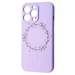 Чехол Wave Minimal Art Case with MagSafe для Apple iPhone 13 Pro Pink Sand/Wreath