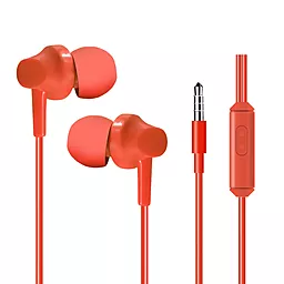 Навушники HeyDr H-97 Wired Earphones Red