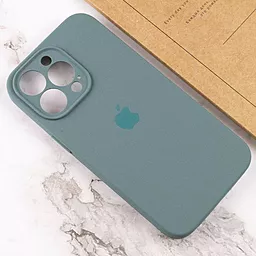 Чехол Silicone Case Full Camera для Apple iPhone 13 Pro Pine Green - миниатюра 3