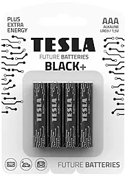 Батарейки Tesla AAA / LR03 Black+ 4шт