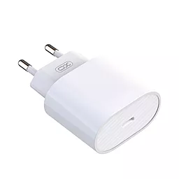Сетевое зарядное устройство XO L81B 20w PD USB-C home charger white