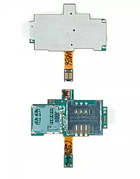 Шлейф Samsung Galaxy S I9000 / Galaxy S Plus I9001 з роз'ємом SIM-карти і картою пам'яті Original