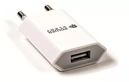 Сетевое зарядное устройство PowerPlant 1a home charger white (DV00DV5061)