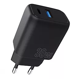 Сетевое зарядное устройство Proove 30w PD USB-C/USB-А ports fast charger black (WCSP3011001)