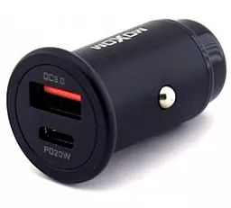 Автомобильное зарядное устройство MOXOM MX-VC11 20w PD USB-C/USB-A ports car charger black