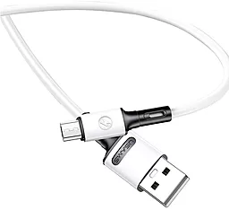 Кабель USB Usams U52 10w 2a micro USB cable white (SJ435USB01)