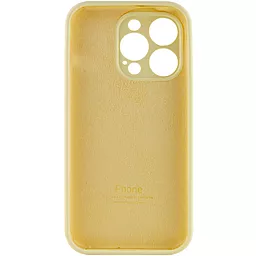 Чехол Silicone Case Full Camera для Apple iPhone 13 Pro Mellow Yellow - миниатюра 2