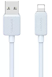 Кабель USB Usams US-SJ689 12w 2.4a Lightning cable blue