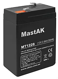 Акумуляторна батарея MastAK 12V 2.8Ah (MT1228) - фото Акумуляторна батарея MastAK 12V 2.8Ah (MT1228)