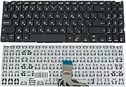 Клавіатура для ноутбуку Asus X509 series без рамки Black